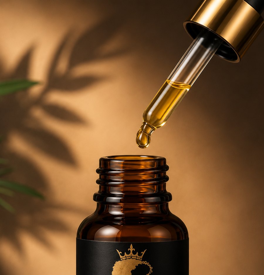 Anointed Crown dropper applying oil